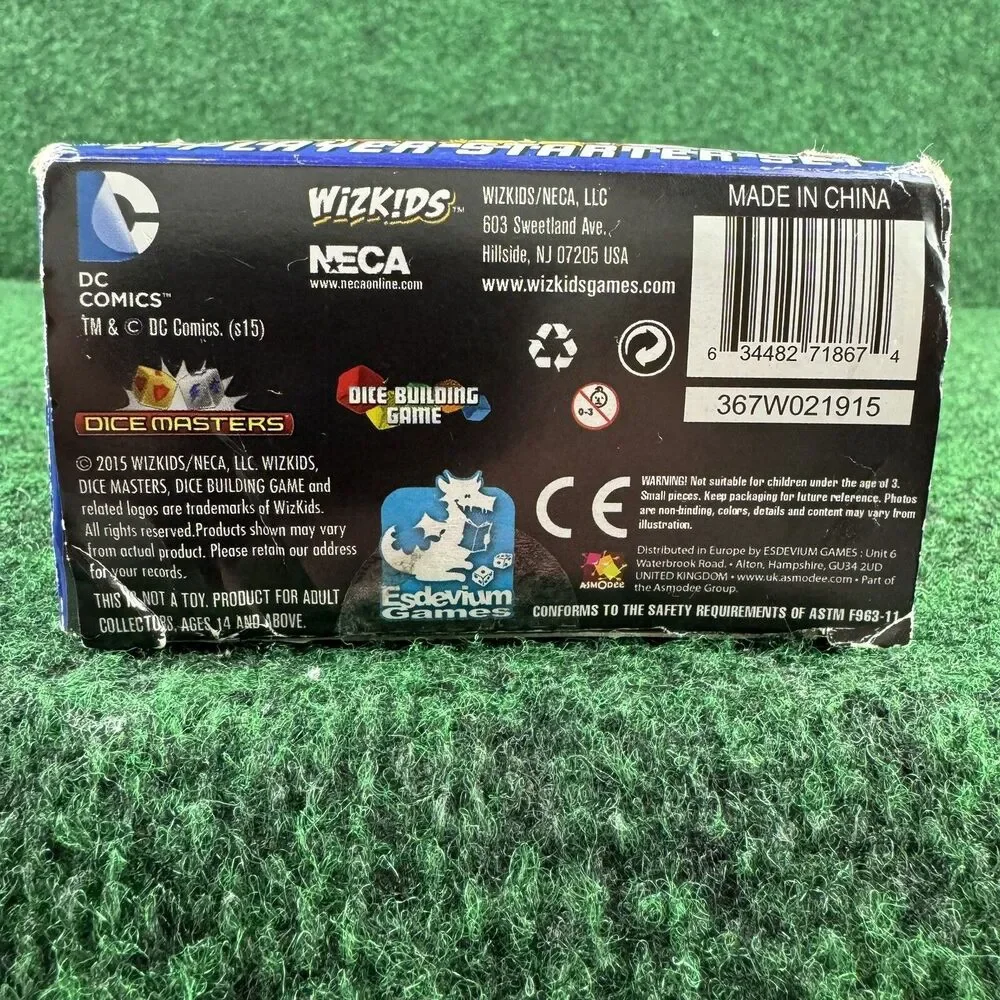 Wizkids Dice Masters DC Comics Justice League Starter Two Player Game